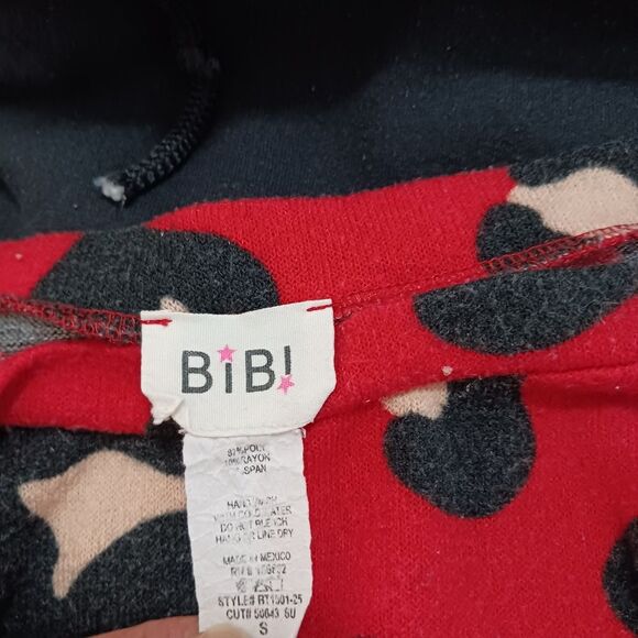 BIBI Clothing Designer Sweater Womans Small. Puff sleeve. Multicolor. - Picture 7 of 11